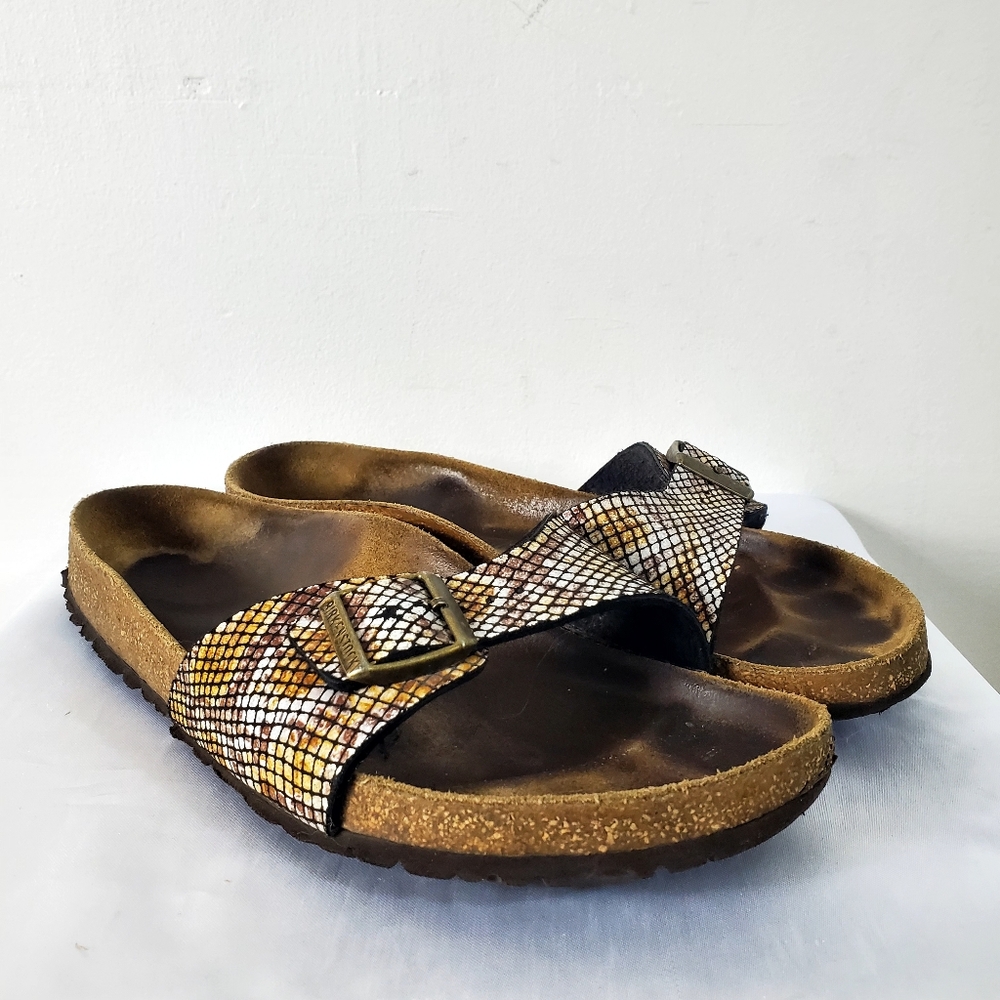 👡Birkenstock Madrid MF Python Narrow Fit Size 42 Eur